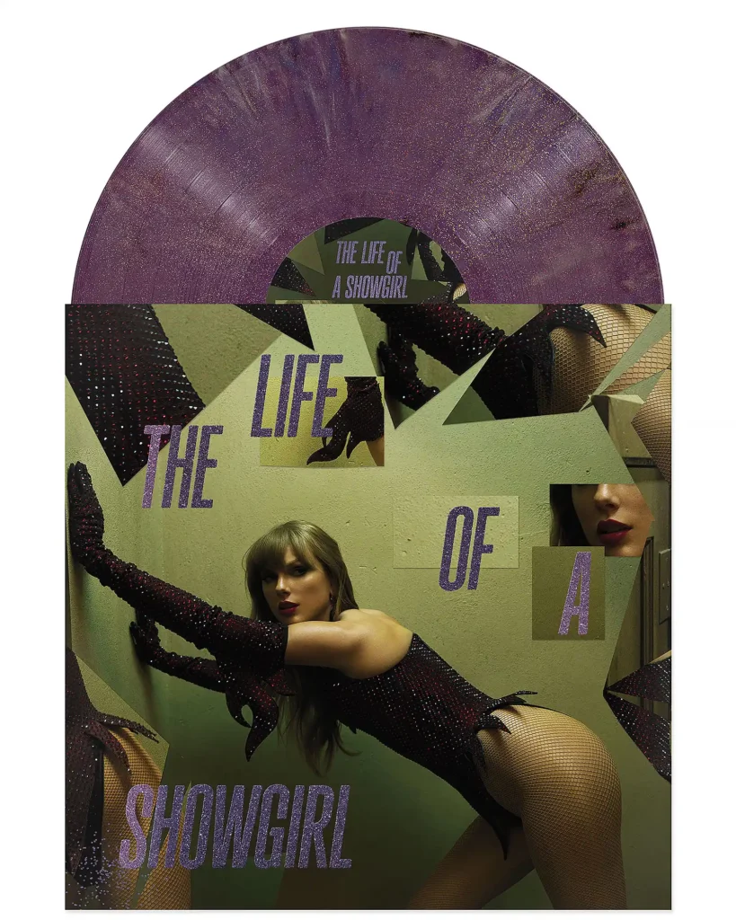 Taylor Swift Drops Sexy New Vinyl for “Showgirl” Era 2 Taylor Swift The Life of a Showgirl The Shiny Bug Violet With Disc