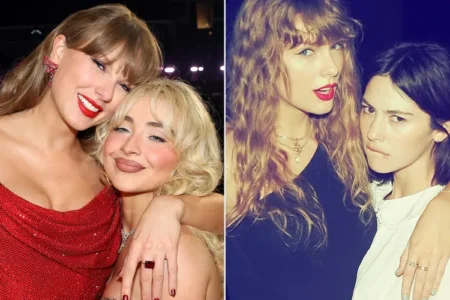 Taylor Swift and Sabrina Carpenter in February 2025 in Los Angeles Taylor Swift and Gracie Abrams in November 2023