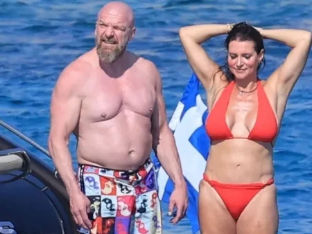 Triple H & Stephanie McMahon Show Off Beach-Ready Bodies in Mykonos Triple H and Stephanie McMahon
