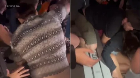 Video shows woman unconscious