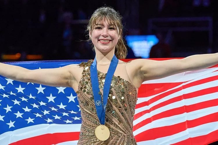 Alysa Liu wins the womens singles event at the 2025 World Figure Skating Championships