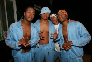 B2K Reunites for 25th Anniversary Tour & New Album in 2026 B2K backstage during TRL at the MTV Studios