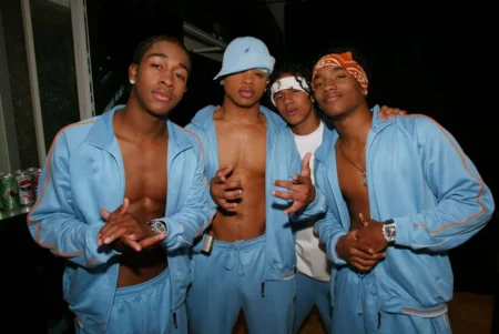 B2K backstage during TRL at the MTV Studios