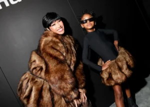 Cardi B & Daughter Kulture Twin for Alexander Wang