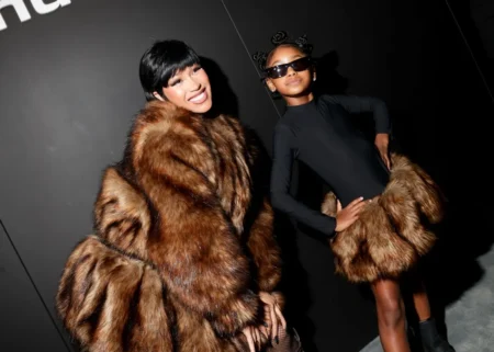 Cardi B & Daughter Kulture Twin for Alexander Wang