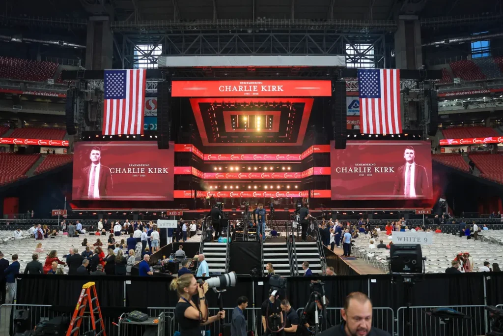 Trump Shades Jimmy Kimmel at Charlie Kirk Memorial 3 Charlie Kirk Memorial