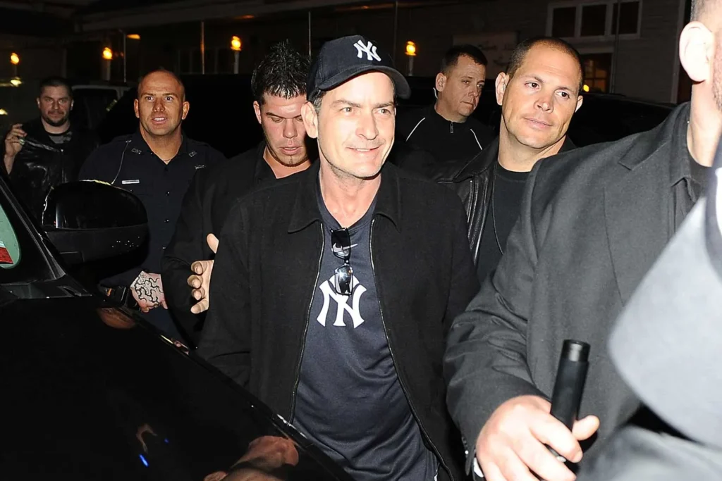 Charlie Sheen in 2011, six years before he got sobe