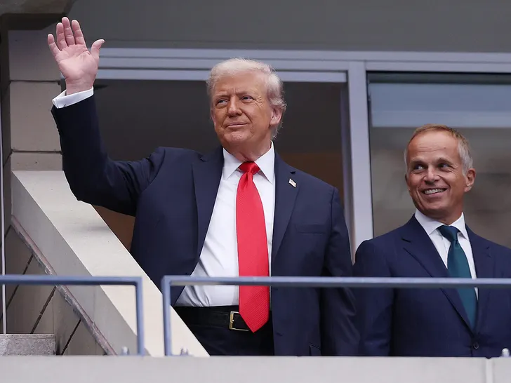 Donald Trump Booed and Cheered in Surreal US Open Moment 1 Donald Trump