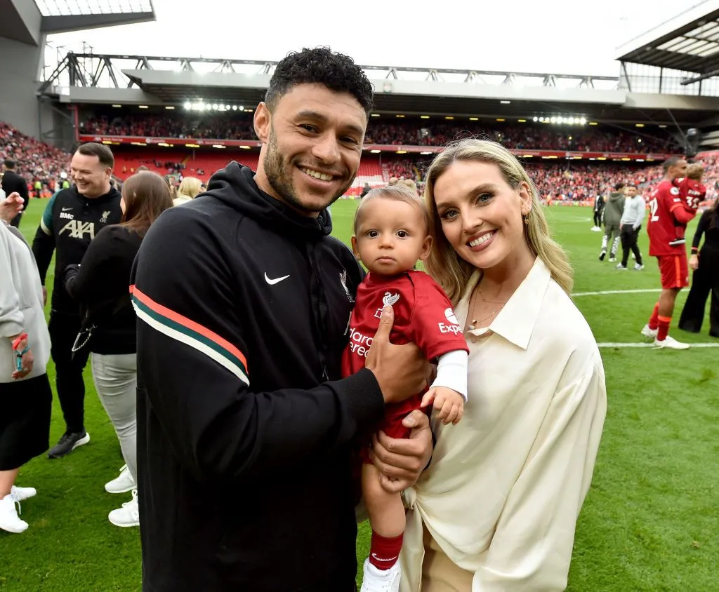 Edwards has a son, Axel, with her footballer partner Alex Oxlade Chamberlain