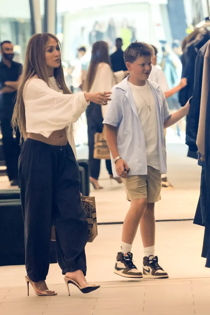 Jennifer Lopez stepped out with Ben Afflecks son