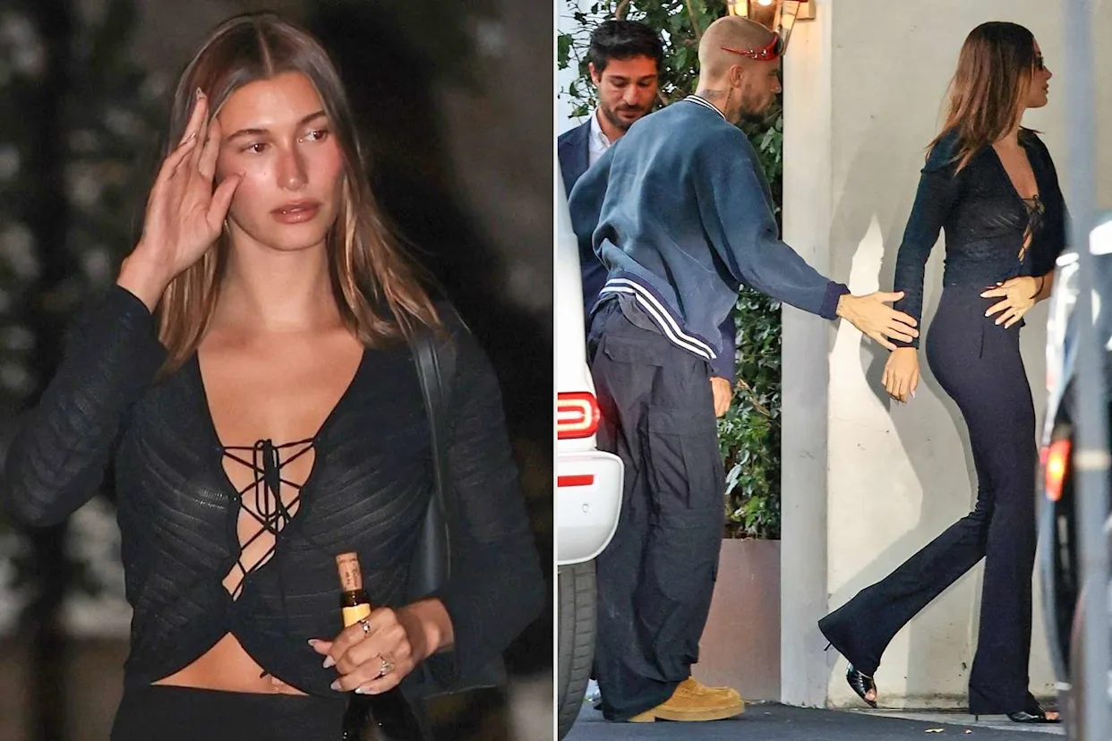 Justin and Hailey Bieber Spend Parents Night Out