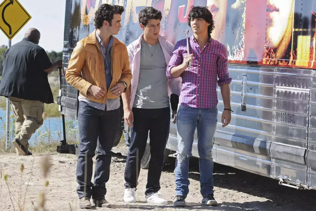 KEVIN JONAS, NICK JONAS, JOE JONAS in Camp Rock 2