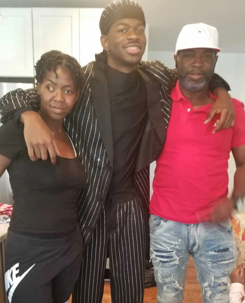 Lil Nas X and his parents Shanita Hathaway and Robert Stafford