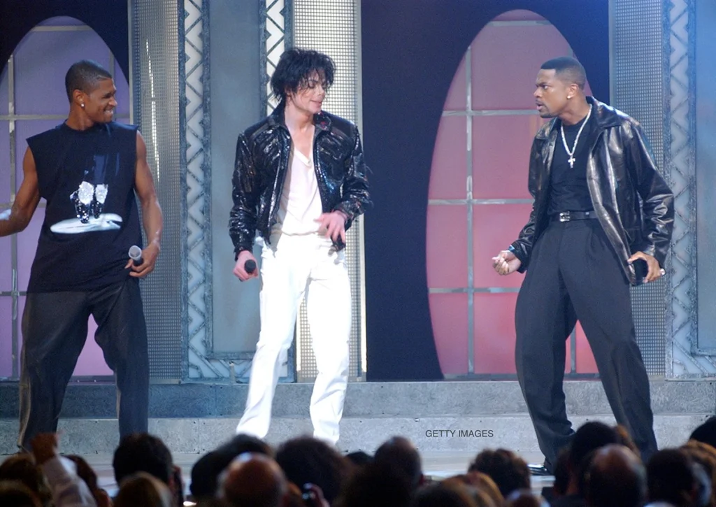 Michael Jackson Performs With Usher & Chris Tucker