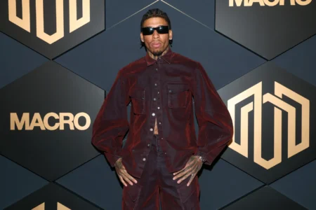 NLE Choppa attends the MACRO Pre Oscars Party at Laya Restaurant