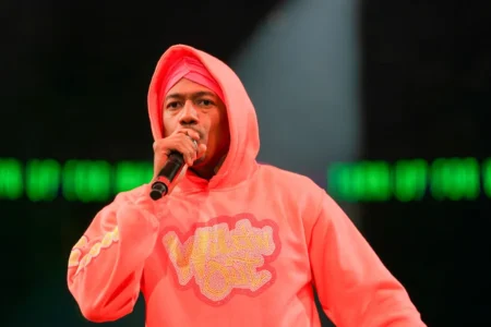 Nick Cannon appears onstage during the Wild N Out Live