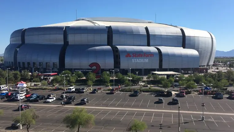 State Farm Stadium in Glendale