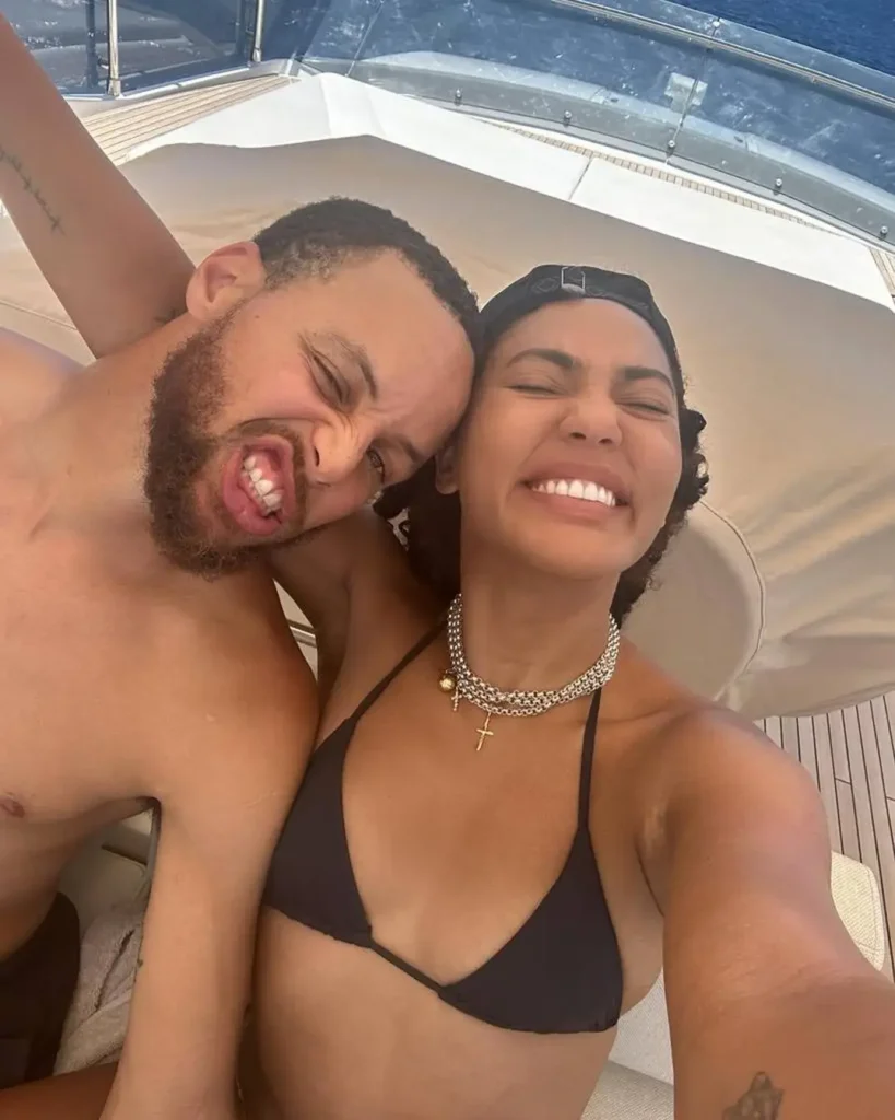 Steph and Ayesha Curry Greeced Up On Yacht Vacation