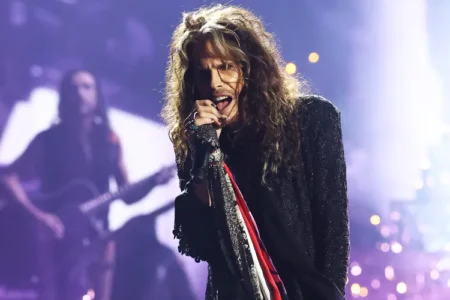 Steven Tyler performs at the 2025 MTV Video Music Awards