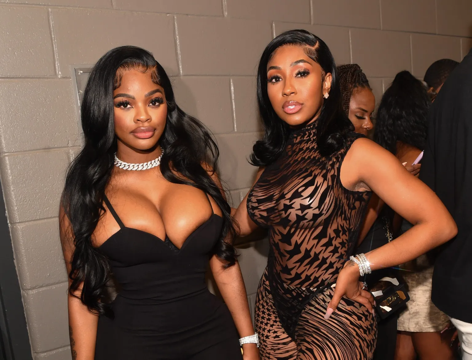 The City Girls backstage
