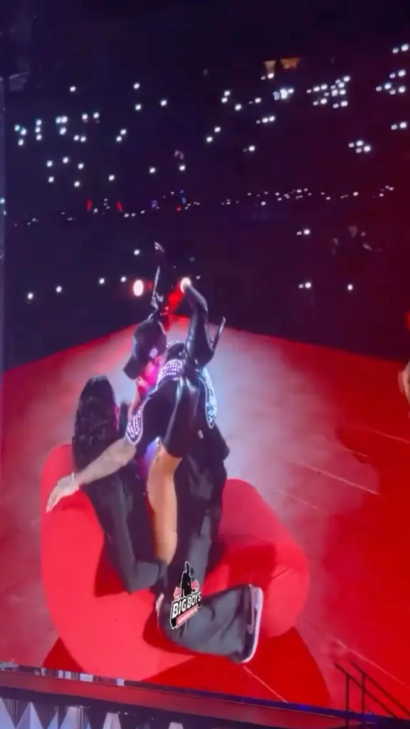 Travis Kelces ex Kayla Nicole received a sensual lap dance from Chris Brown