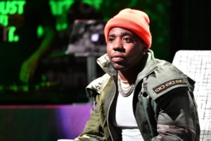 YFN Lucci onstage during SiriusXM Pandora Playback with YFN Lucci at Pandora Atlanta