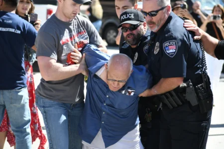 Zinn was also charged with obstruction for the outburst, which led investigators to find inappropriate images of children