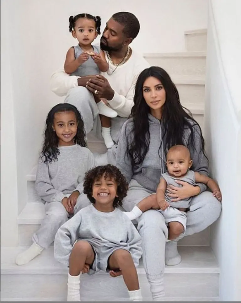 kanye west kim kardashian family