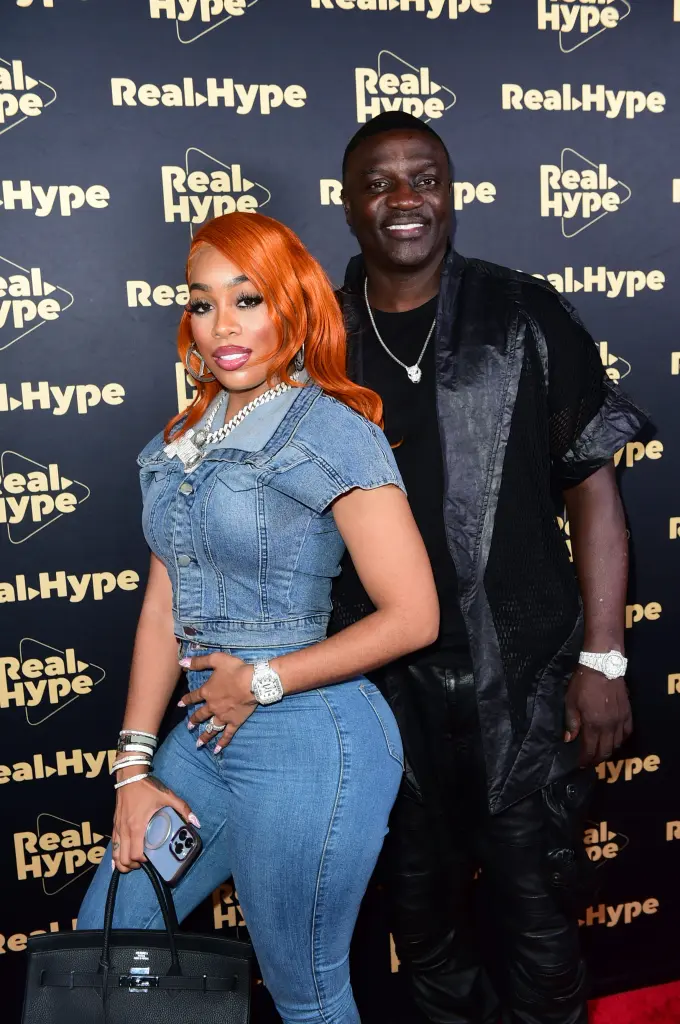 Akon’s Wife Tomeka Thiam Files for Divorce After 29 Years 3 omeka Thiam and Akon at Candela La Brea in Los Angeles