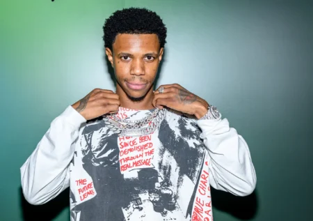 A Boogie wit da Hoodie attends the NYLON Nights Fashion Edition party at Classic Car Club