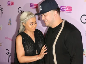 Blac Chyna and Rob Kardashian attend Blac Chyna’s birthday celebration and unveiling of her ‘Chymoji’ Emoji Collection at Hard Rock Cafe