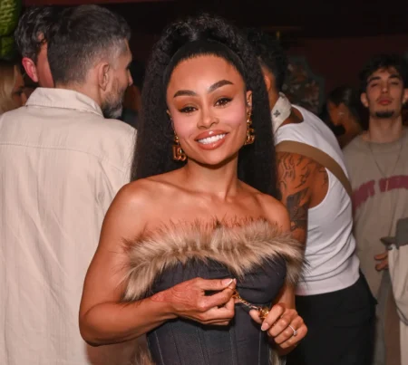 Blac Chyna attends the Coracho Tequila LFW Party during London Fashion Week