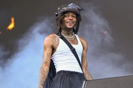 J.I.D. performs during the 2025 Dreamville Music Festival at Dorothea Dix Park