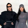 Kris Jenner, Kim Kardashian and Khloé Kardashian attend the NikeSKIMS Launch Event