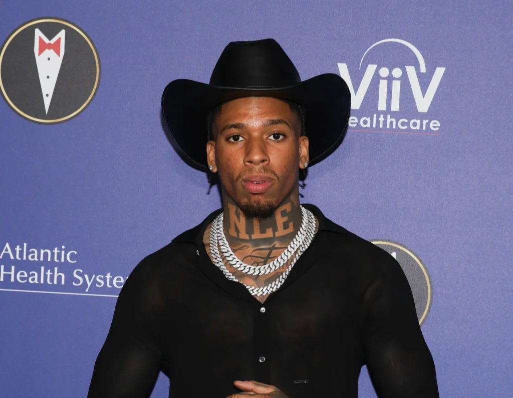 NLE Choppa Clashes With Jonathan Majors on Kirk Franklin Podcast NLE Choppa attends the Better Brothers Los Angeles 11th Annual Truth Awards at The Beverly Hilton
