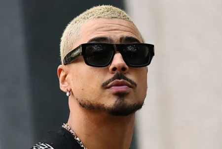 Quincy Brown, son of Sean “Diddy” Combs, arrives at Manhattan Federal Court for Combs bail hearing