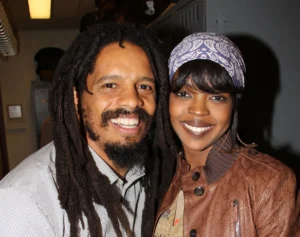 Lauryn Hill & Rohan Marley Beam With Pride as Daughter Sara Shines on Senior Day Rohan Marley and Lauryn Hill pose backstage at the hit musical “Spider Man Turn Off The Dark” on Broadway at The Foxwoods Theater