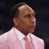 Stephen A. Smith, NBA analyst for ESPN, looks on before the Boston Celtics play the New York Knicks