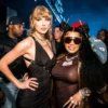 Taylor Swift and Nicki Minaj seen backstage during the 2023 Video Music Awards at Prudential Center