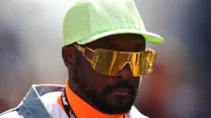 Will.i.am Joins ASU as Professor to Teach AI & Creativity Will.I.Am walks in the Paddock during qualifying ahead of the F1 Grand Prix of Great Britain at Silverstone Circuit