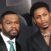 Curtis “50 Cent” Jackson and Da’Vinchi attend the BMF Season 2 Los Angeles Premiere Event