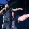 Drake performs live on stage during day two of Wireless Festival 2025 at Finsbury Park