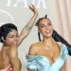 Kim Kardashian celebrates her birthday next to Sarah Paulson, Teyana Taylor and Niecy Nash Betts during the “All’s Fair” Disney Premiere at Maison de La Chimie