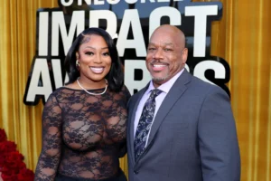 Wack 100 Stuns Fans with Shocking Confession on Live Stream (L R) Kimberly Jones and Cash Jones aka Wack 100 attends the 5th Annual Hollywood Unlocked Impact Awards at The Beverly Hilton
