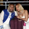 Lil Durk and India Royale attend the BET Awards 2021 at Microsoft Theater