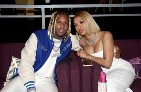 Lil Durk’s Partner India Royale Stands Firm Amid Murder Case Lil Durk and India Royale attend the BET Awards 2021 at Microsoft Theater