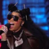 Nicki Minaj speaks onstage during the 2023 MTV Video Music Awards at Prudential Center