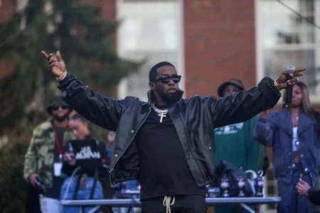 Sean “Diddy” Combs performs at Howard University’s Yardfest