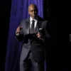 Dave Chappelle speaks onstage during the Jazz at Lincoln Center Gala