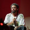 J. Cole performs onstage during the 2025 Dreamville Music Festival at Dorothea Dix Park
